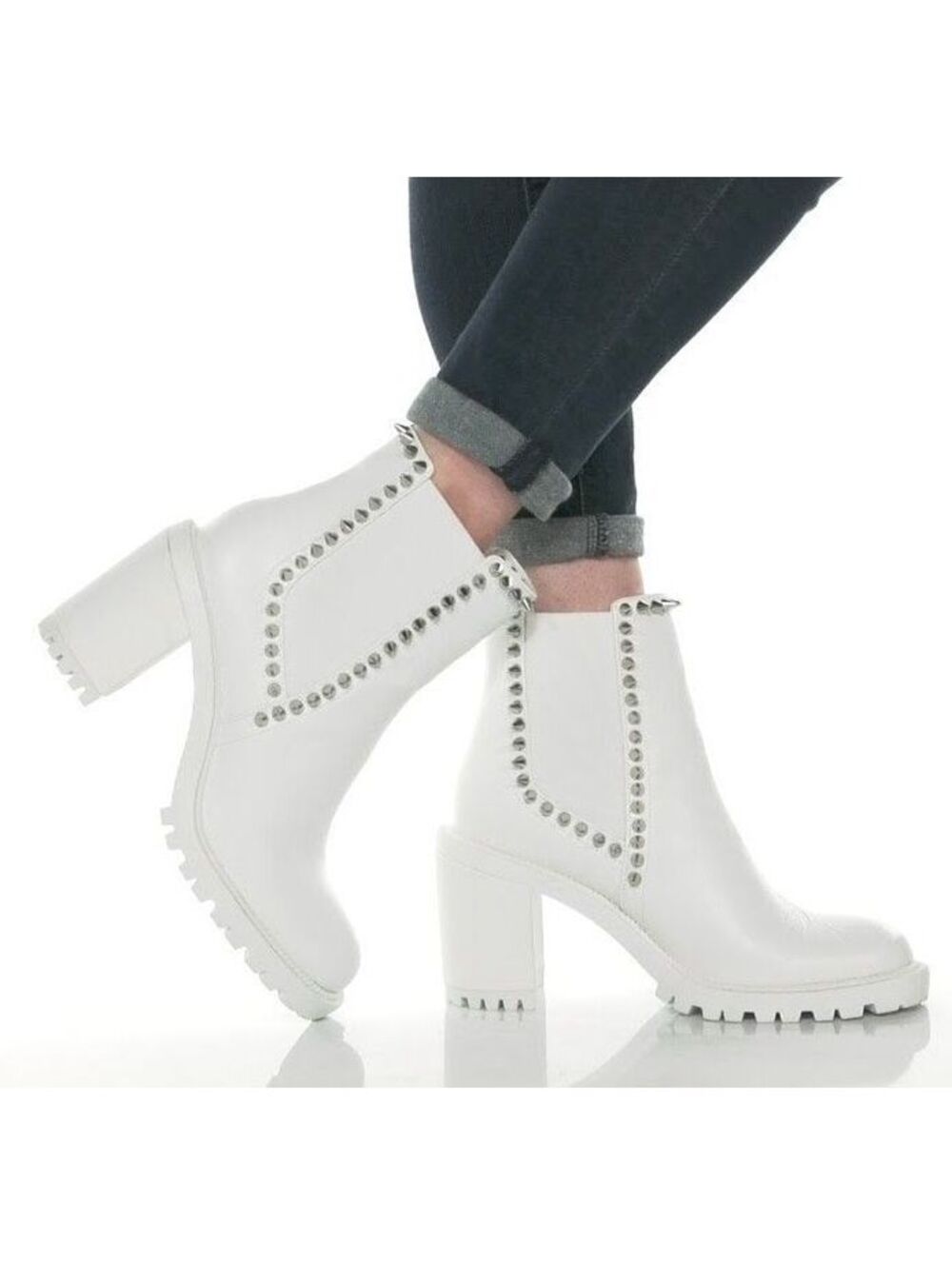 Jessica Simpson Demmie Boot White Boot 10 M ($138)